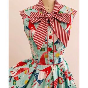 Retrolicious Gnome for the Holidays Dress
